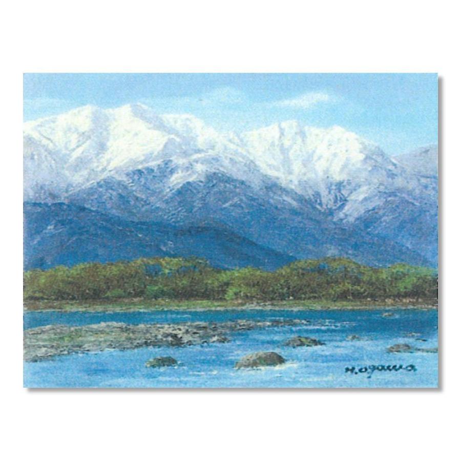 絵画 インテリア アート 小川久雄 爺ヶ岳と鹿島槍ヶ岳 大町 F8号 受注