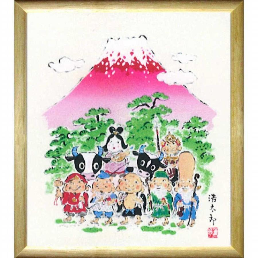 絵画 インテリア アート 壁掛け 額装 吉岡浩太郎 七福神 2021年干支色紙 ナチュラル シルクスクリーン 版画 動物画 干支 丑年 牛年 お正月 新品 額付き :20092109372000:アート・ワイド - 通販 - Yahoo!ショッピング 絵画 インテリア アート 壁掛け 額装 吉岡浩太郎 七福神 2021年干支色紙 ナチュラル シルクスクリーン 版画 動物画 干支 丑年 牛年 お正月 新品 額付き :20092109372000:アート・ワイド - 通販 - Yahoo!ショッピング