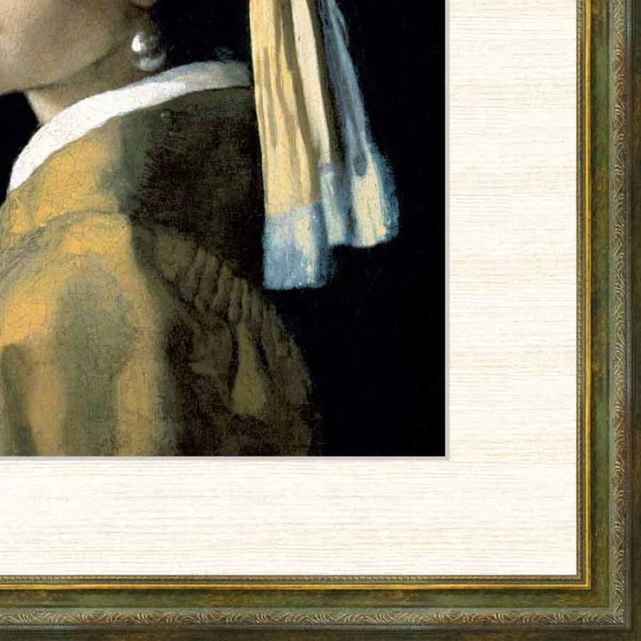 絵画 インテリア アート 壁掛け 額装 フェルメール 真珠の耳飾りの少女 