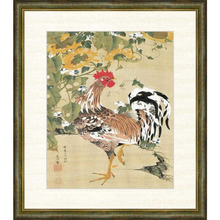 取引市場 絵画 インテリア 壁掛け 伊藤若冲 向日葵雄鶏図 F8号 高精彩工芸画 手彩補色 複製画 動物画 ニワトリ ひまわり ヒマワリ 新品 額付き 額装 額絵 作品 美術品 アート ワイド 通販 Yahoo ショッピング 同時購入価格 Pn Pasirpengaraian Go Id