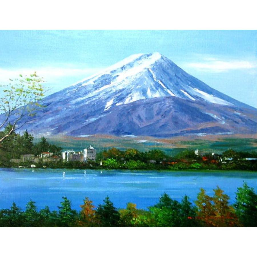 油絵 風景画  6号 [額縁付き] 【新品未使用】 Amazon.co.jp: 黒木啓 奥入瀬1 F6号 受注制作 油彩画 油絵 風景