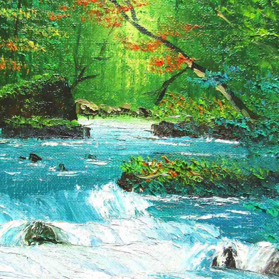 風景画/街の風景「１年お疲れ様」香川県高松市 油絵F4 木製フレーム付き ce3465161bfc58c5d147d9b2673729