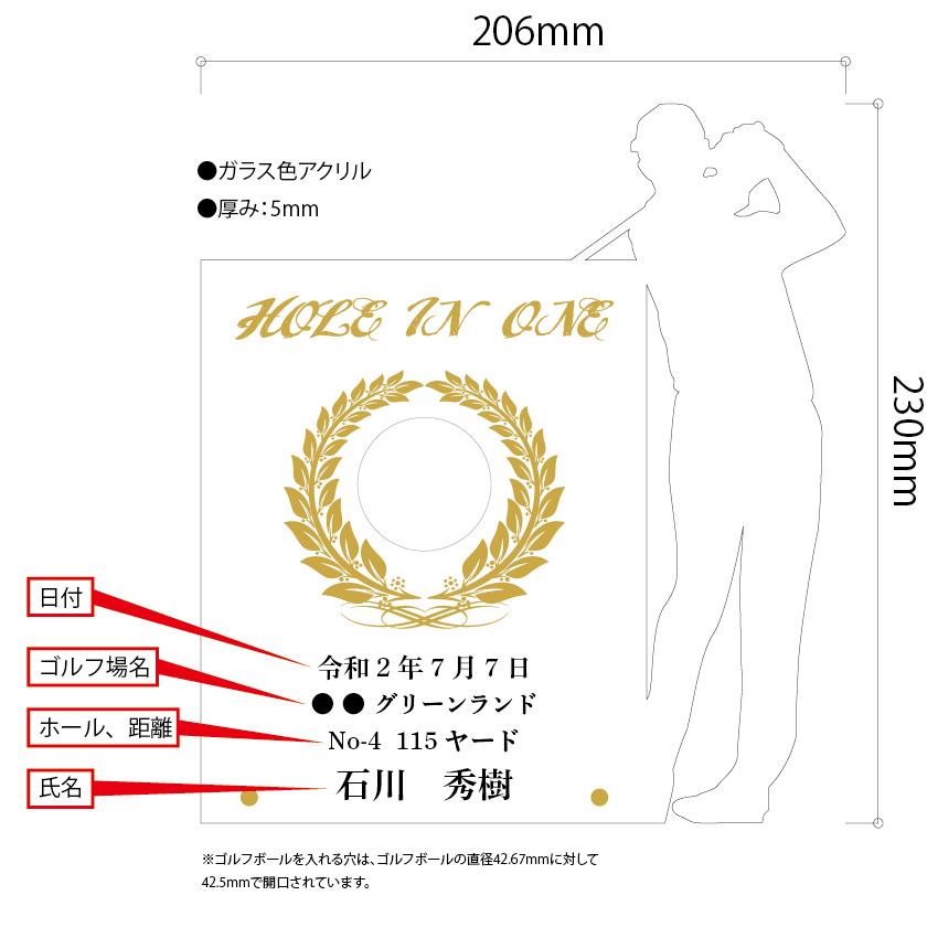 ホールインワン 記念スタンド ゴルフ アクリル 墨入れ プレゼント 記念品 ゴルフコンペ 彫刻 名入れ ギフト 表彰盾 アルバトロス エージシューティング |  | 03