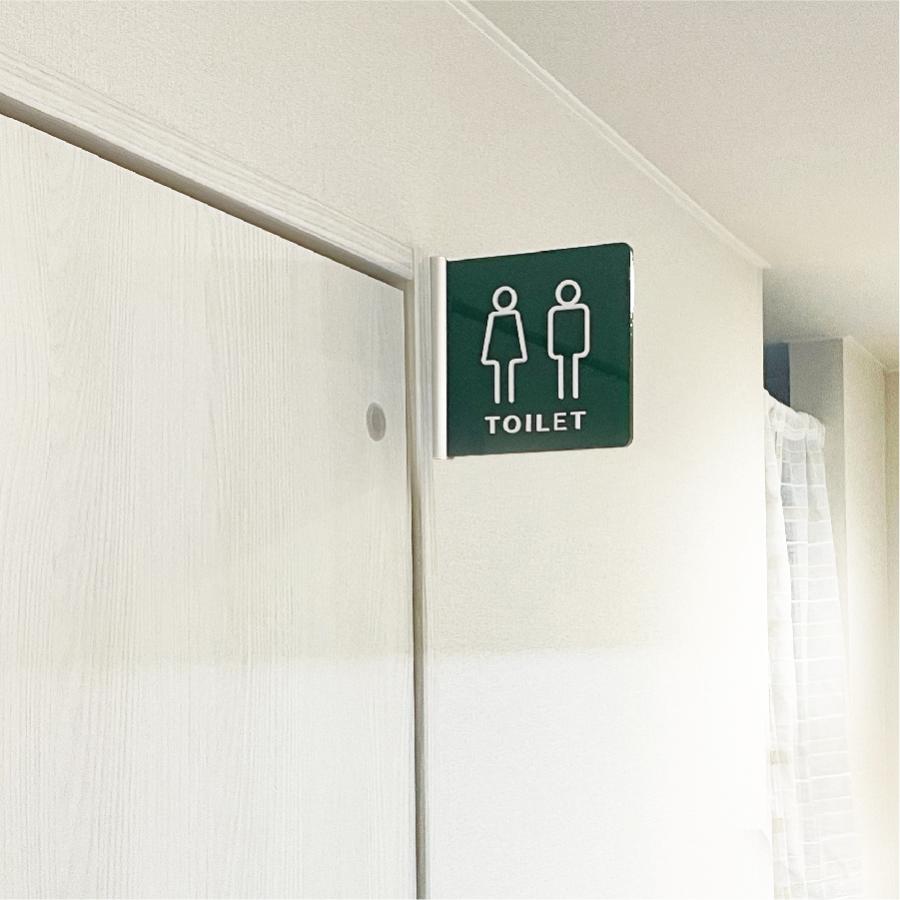 トイレ突出サイン トイレ ピクト アクリル 選べるサイズ 室名 プレート美容室 飲食店 |  | 04