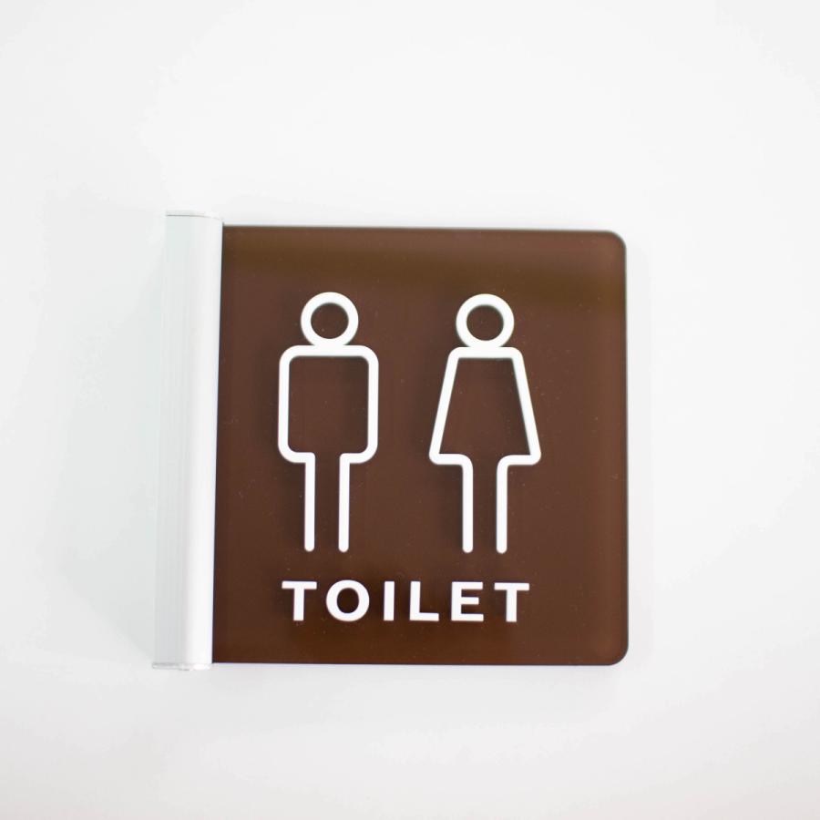 トイレ突出サイン トイレ ピクト アクリル 選べるサイズ 室名 プレート美容室 飲食店 |  | 01