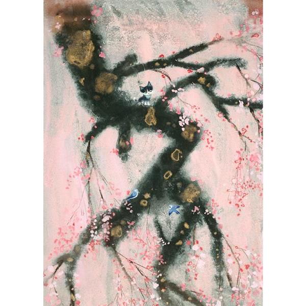 絵画 版画 渡辺あきお・ときめく色彩の中で・・・ インテリア : 絵画