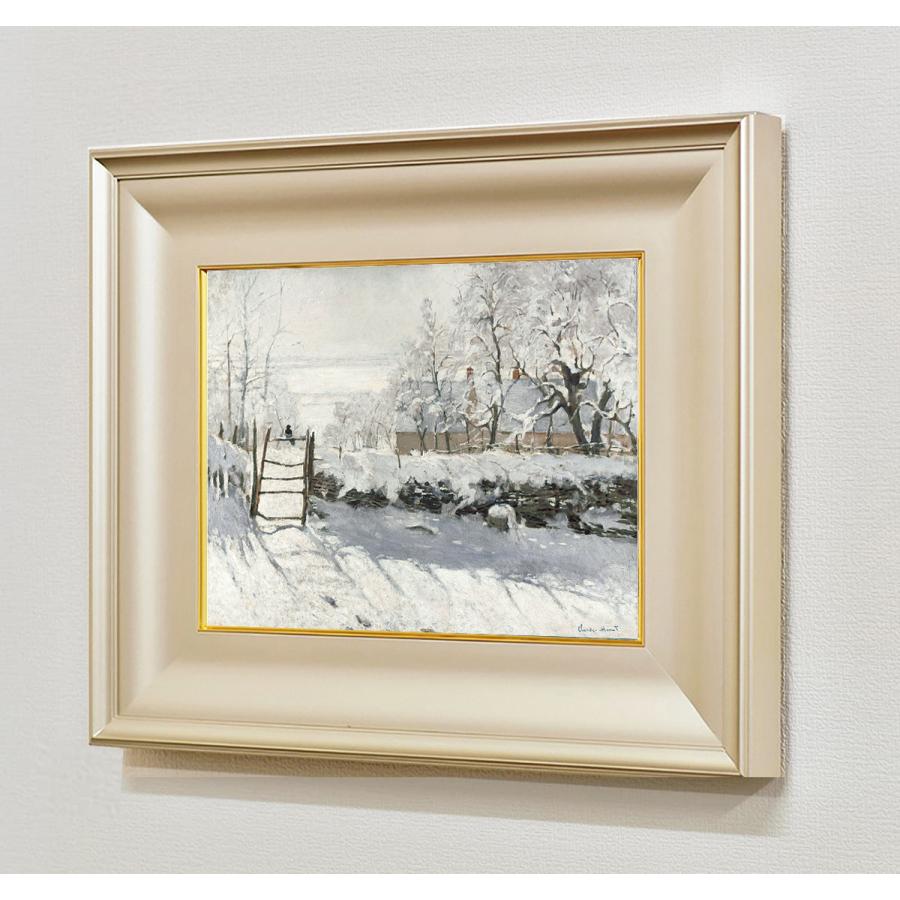 絵画 モネ かささぎ 名画 インテリア : 絵画生活 - 通販 - Yahoo