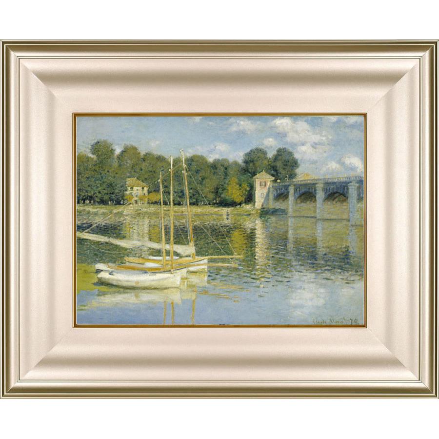 絵画 モネ アルジャントゥイユの橋 名画 インテリア 絵画 有名 モネ