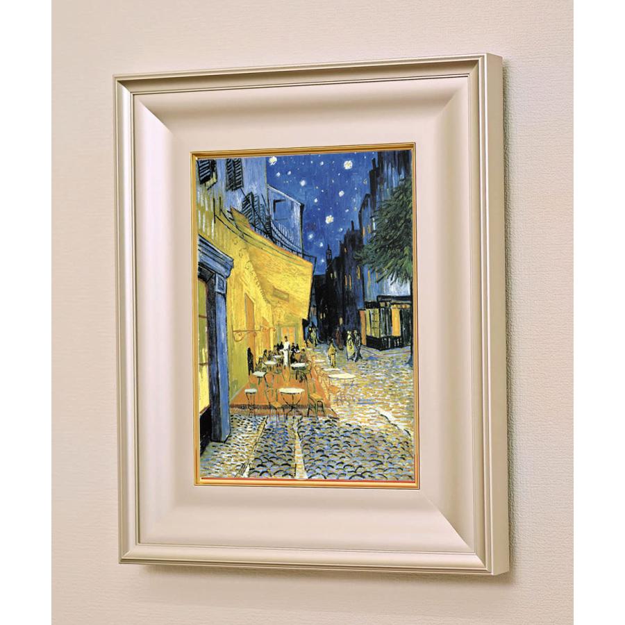 絵画 ゴッホ 夜のカフェテラス 名画 インテリア : 絵画生活 - 通販