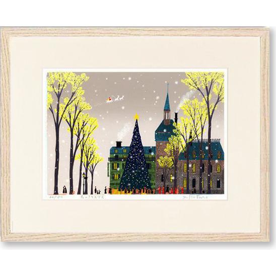 絵画 吉岡浩太郎 光のクリスマス 版画 インテリア : 絵画生活 - 通販
