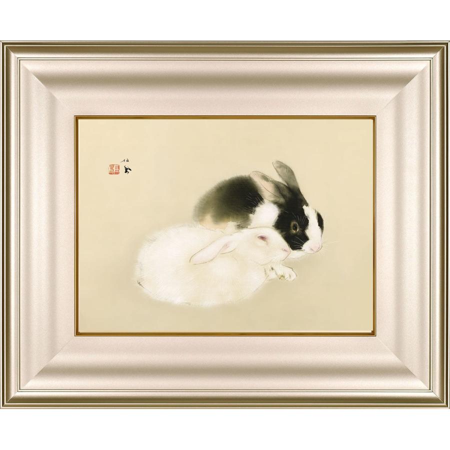 絵画 竹内栖鳳（たけうちせいほう）・ 宇佐幾（うさぎ） 日本画