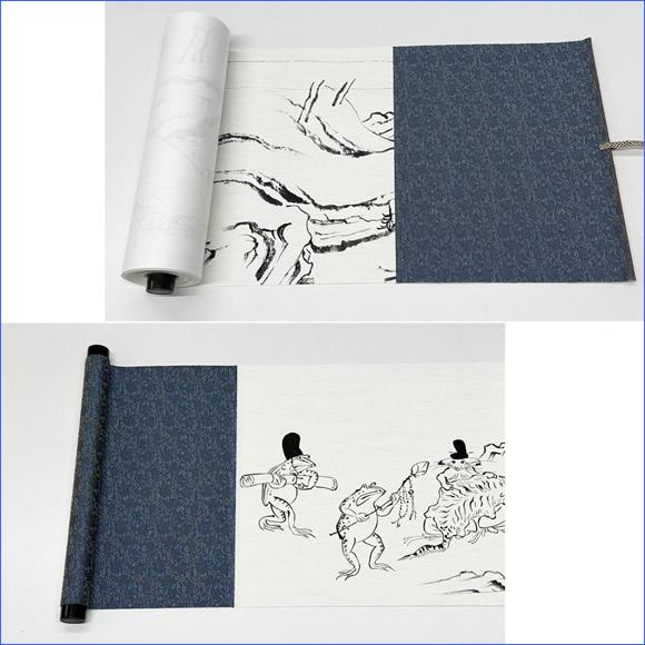 巻物 国宝 鳥獣戯画 （ちょうじゅうぎが）（甲巻）巻子 恵風 : 絵画