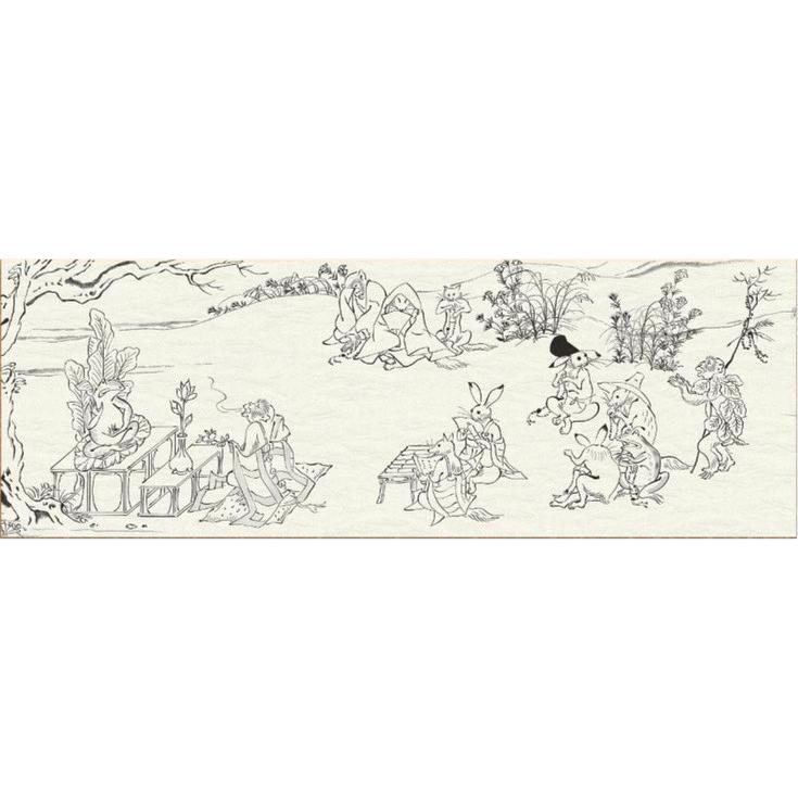 国宝 絵画 鳥獣戯画 （ ちょうじゅうぎが ） 日本画 恵風 : 絵画生活