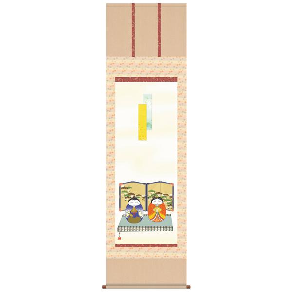 伊藤香旬・吉祥雛（掛軸） 美術、工芸品-楽器、手芸、コレクション