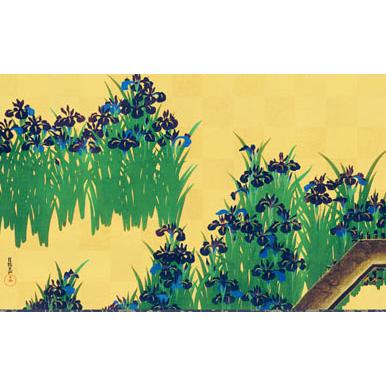 掛け軸 掛軸 尾形光琳 （ おがたこうりん ） 八つ橋図屏風 やつはしず