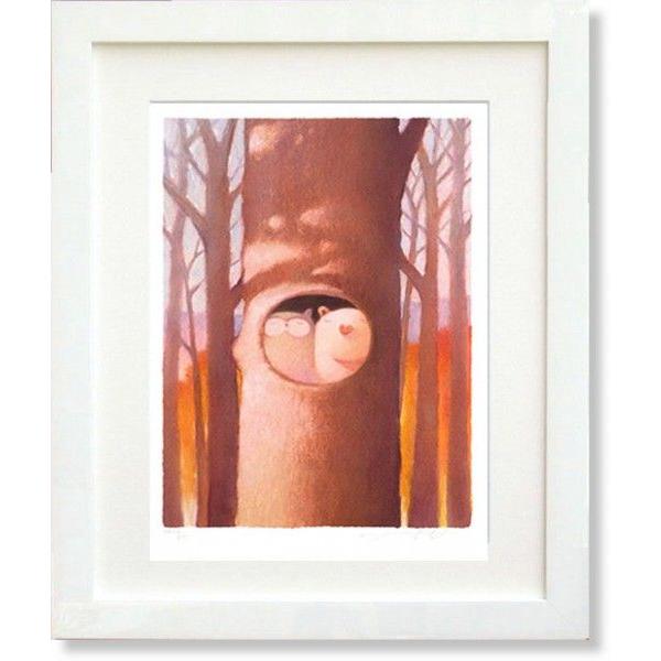 渡辺宏Hiroshi Watanabe ジグレー版画 「幸せな時間」