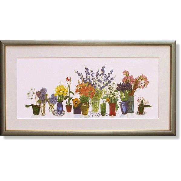 絵画 花　ゲーリーブコブニック・サマートリブティク　インテリア