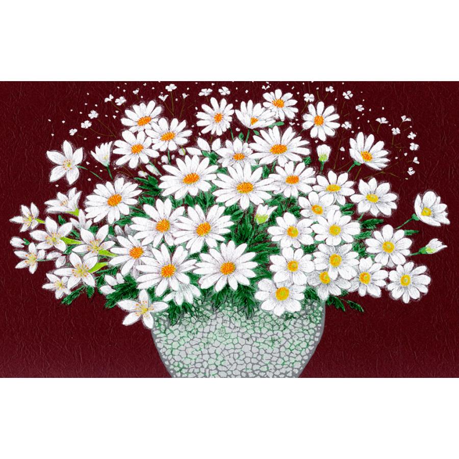 絵画 吉岡浩太郎 白い花 版画 風水画 現代アート インテリア : 絵画
