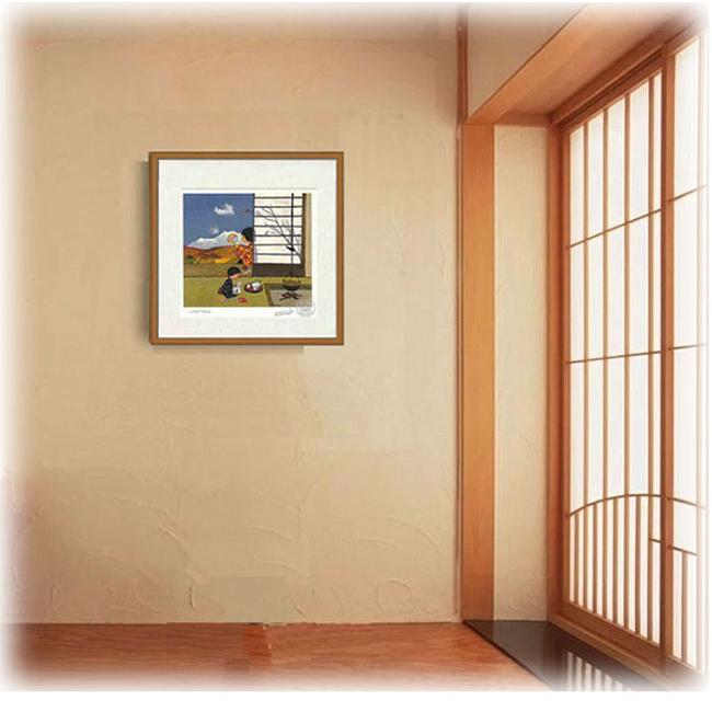 絵画 谷内六郎 （たにうちろくろう）・紙ふうせん 版画 インテリア