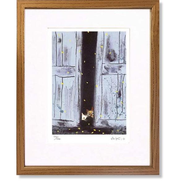 絵画 渡辺あきお 小さな勇気 版画 インテリア 6849 絵画生活 通販 Yahoo ショッピング