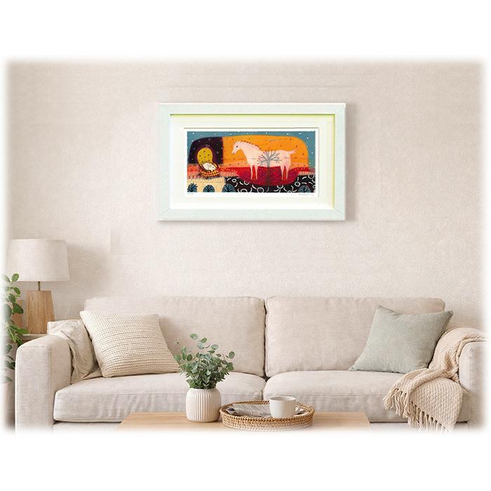 絵画 カレンホイプティング ホワイトライクミラー 版画 現代アート