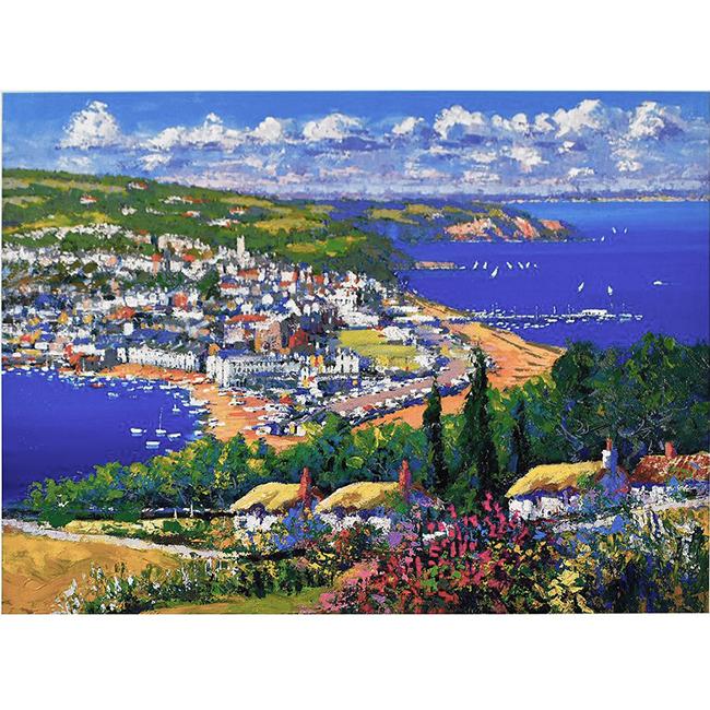 ウォールアート 風景画 絵画 風景画 ケリーハラム・コーンウォールイングランド インテリア