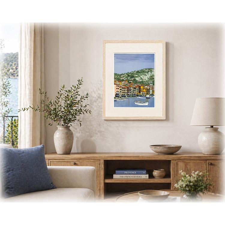 絵画 グラニック・ヴィルフランシュメール フランス　版画 風景画 絵画 グラニック・ヴィルフランシュメール フランス 版画 風景画