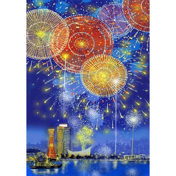 絵画  吉岡浩太郎  花火神戸  版画  現代アート  インテリア_1
