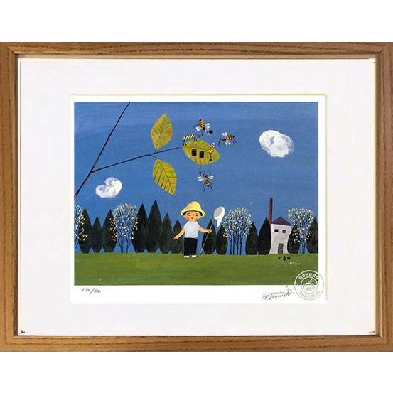 絵画 谷内六郎 （たにうちろくろう）・工事中 版画 インテリア : 絵画