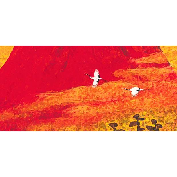 絵画 吉岡浩太郎 富士の舞い L 版画 インテリアの画像