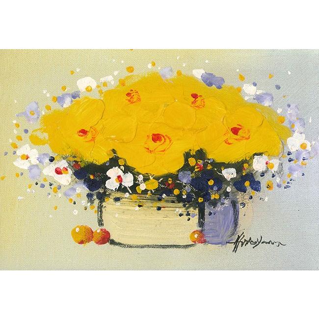 絵画 油彩画 平山講平・黄色い花 油絵 オイルぺイント : 絵画 絵画 油彩画 平山講平・黄色い花 油絵 オイルぺイント : 絵画