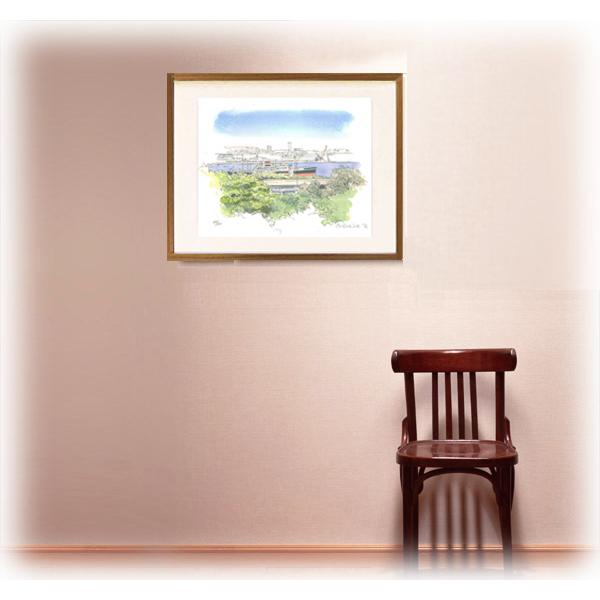 絵画 版画　鈴木新・海の見える丘公園　風景画　インテリア |  | 02