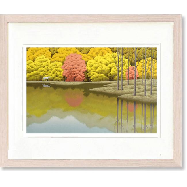 絵画 国武久巳・水面粧う アート インテリア 風景画 : 絵画生活 - 通販