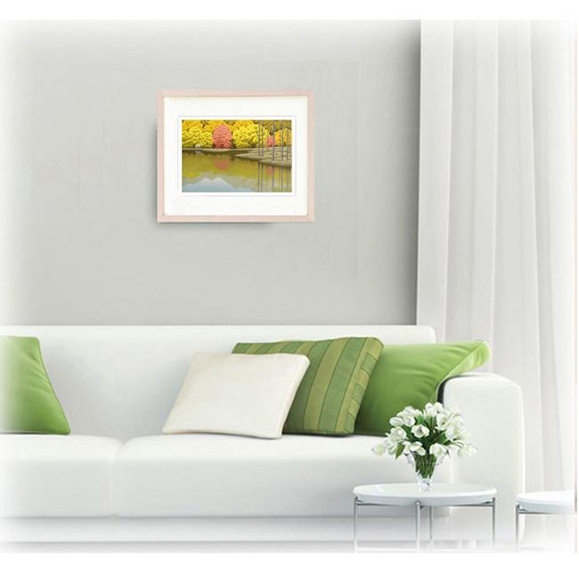 絵画 国武久巳・水面粧う アート インテリア 風景画 : 絵画生活 - 通販