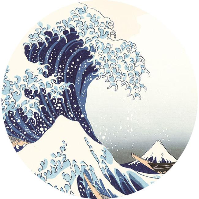絵画 富獄三十六景 葛飾北斎（ かつしかほくさい ）・ 神奈川沖浪裏 日本画 浮世絵 名画 インテリア_3