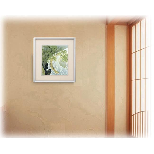 絵画 川合玉堂 （かわいぎょくどう） 筏 （ いかだ ） 日本画 名画 インテリア_3