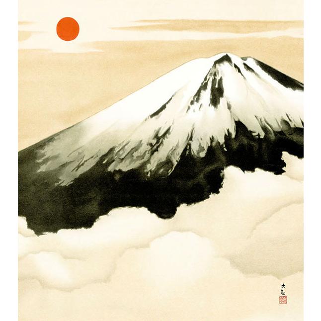 日本画　霊峰富士 日本画 霊峰富士 【公式通販】