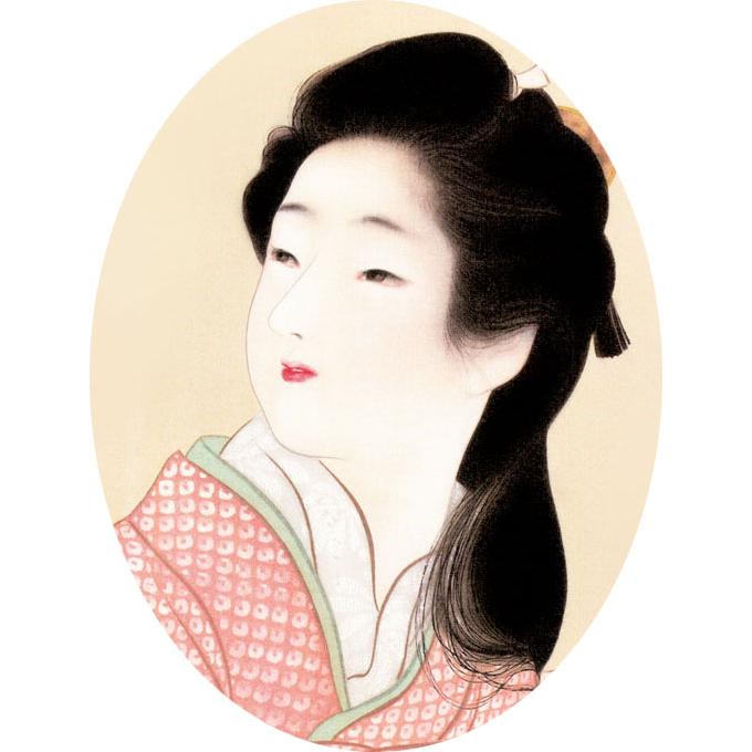 絵画 上村松園 （うえむらしょうえん）・ 娘深雪 （ むすめみゆき