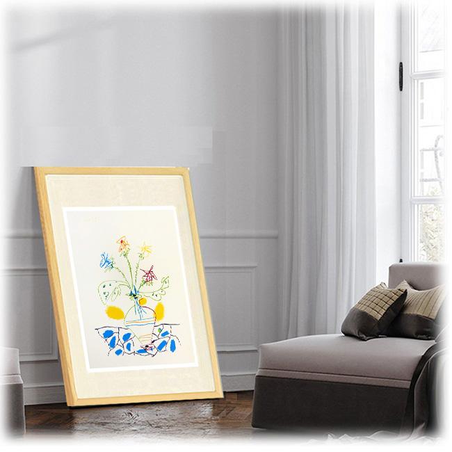 絵画 巨匠 ピカソ 花 ミュージアムアート インテリア : 絵画生活