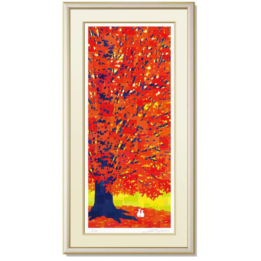 絵画 藤谷壮仁郎・ 実りの樹 インテリア 版画 : 絵画生活 - 通販