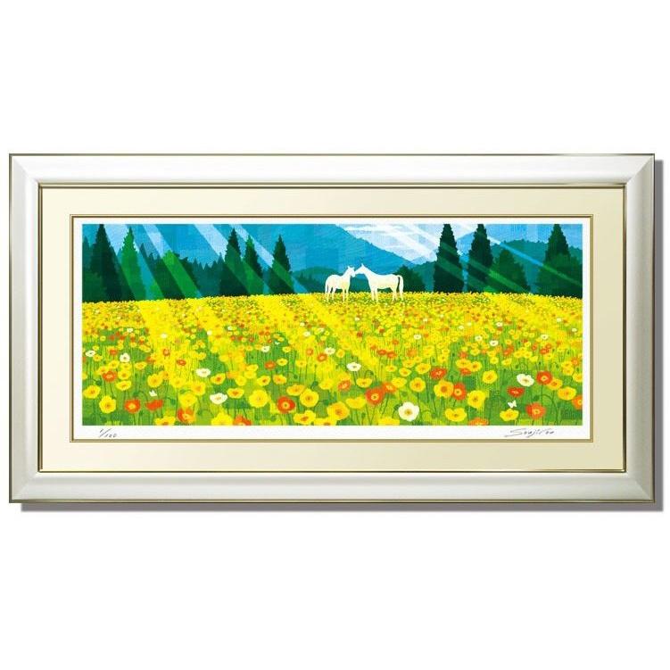 絵画 藤谷壮仁郎 光輝く丘 版画 インテリア Wa 039 絵画生活 通販 Yahoo ショッピング