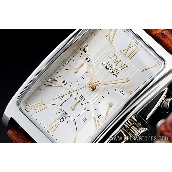 JMW TOKYO 腕時計 セイコー製ムーブメント 上級 クロノグラフ シルバー