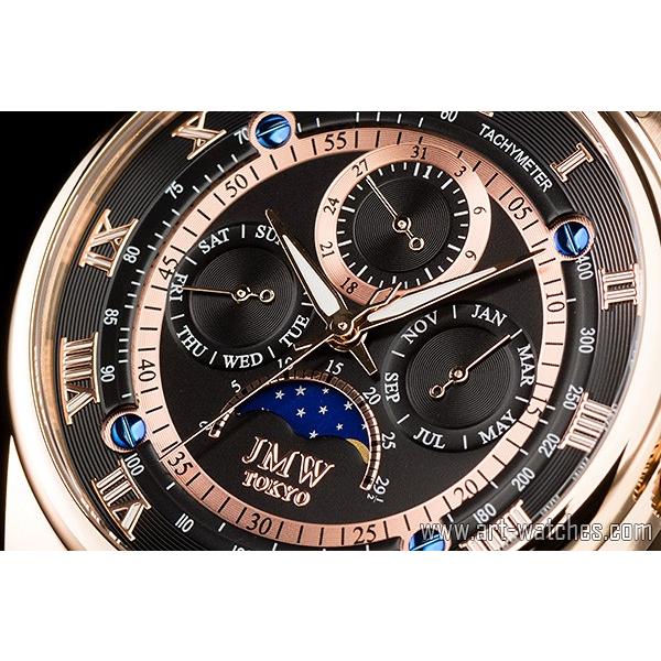 JMW TOKYO 腕時計 シチズン製ムーブメント 上級 ムーンフェイズ