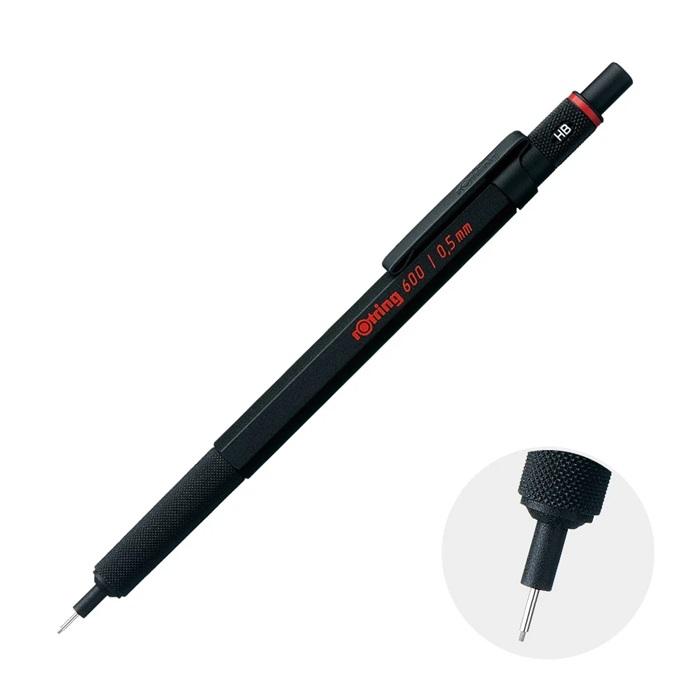 ロットリング rOtring 600 メカニカルペンシル ブラック 0.5mm 1904443