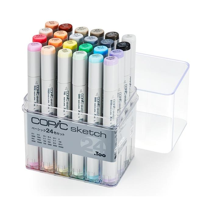 コピックスケッチ　24色　⭕️即購入 コピック コピックスケッチ ベーシック24色セット : アート銀座