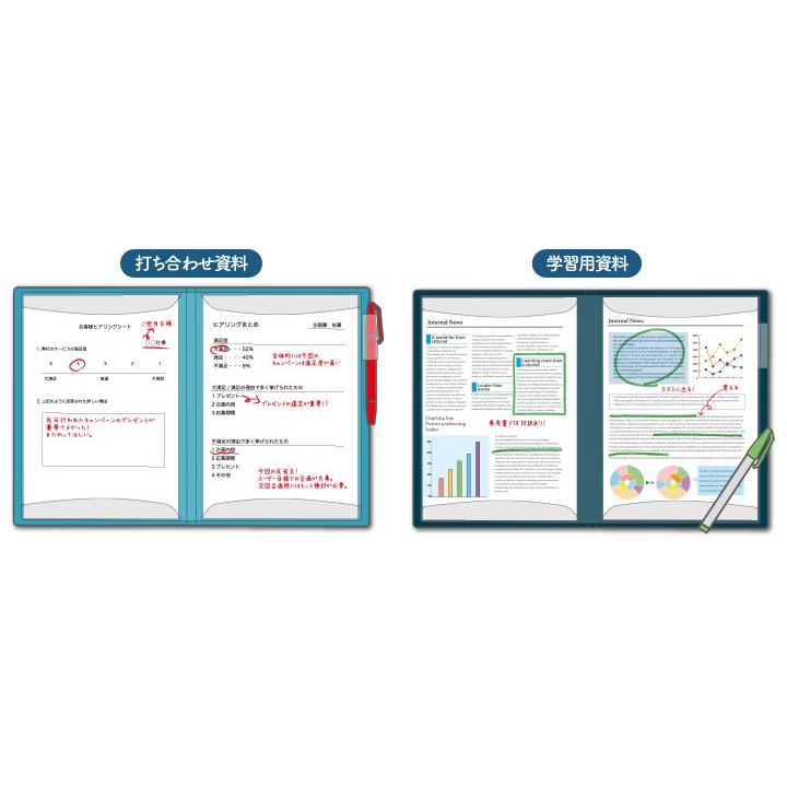 KING JIM（キングジム） クリアーファイル カキコ A4 20ポケット
