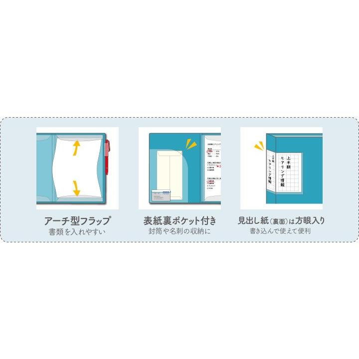 KING JIM KINGJIM クリアーファイル カキコ A4 40ポケット