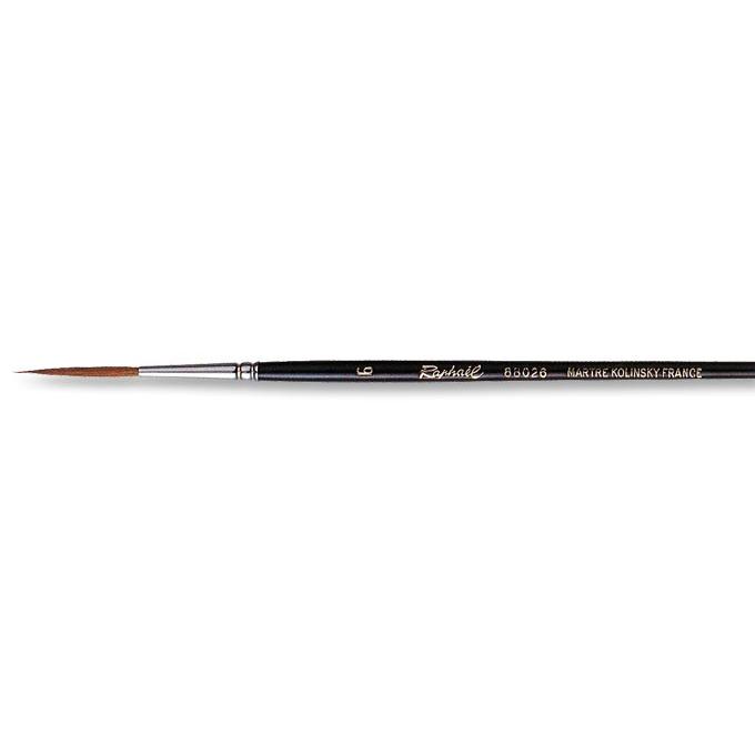 フランス製最高級水彩絵筆 ラファエル 88026シリーズ コリンスキー 丸 