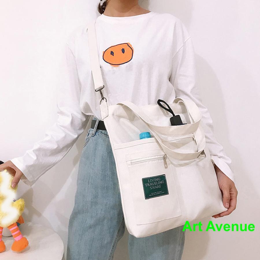 キャンバス トートバッグ 2way 軽量｜artavenue｜08