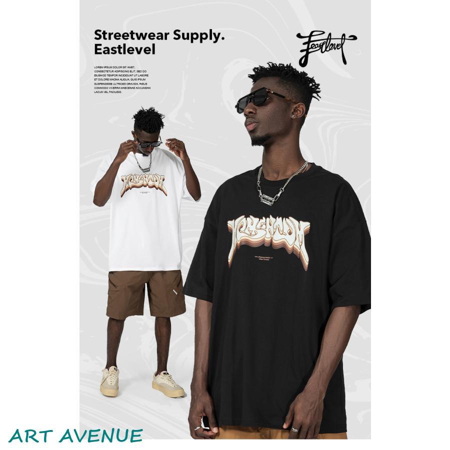 2024新 夏 3色 メンズ ストリートスタイル オーバーサイズ シンプル 20代 かっこいい　半袖 tシャツ HipHop　｜artavenue｜02